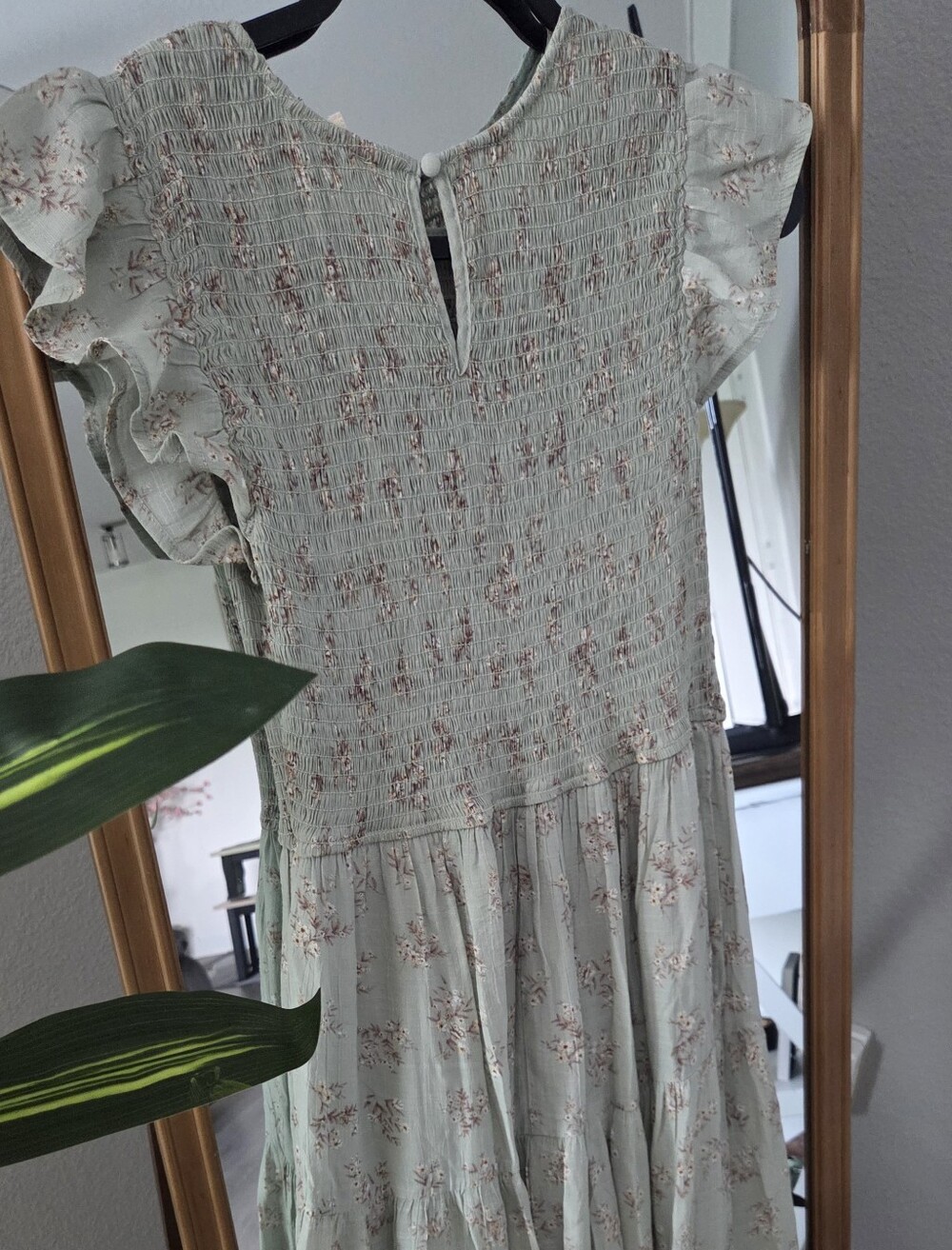 Sweet Wanderer Mint Floral Tiered Maxi Dress - Picture 2 of 4